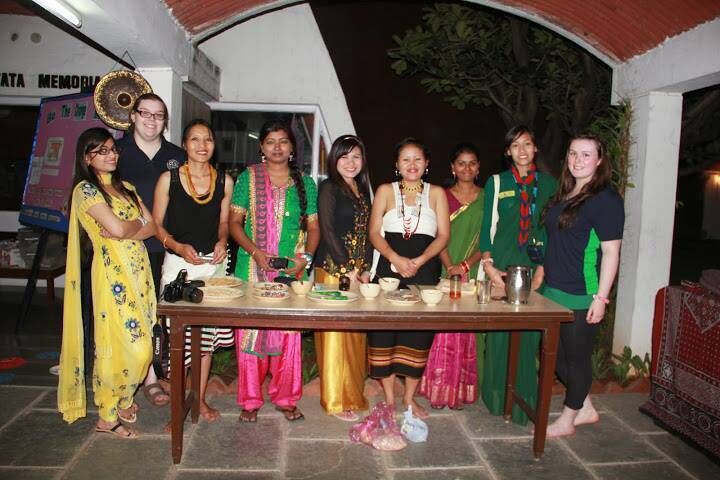 WORLD WIDE ADVENTURES: Guiding has brought Aisling all over the world. Here she is pictured in Sangam (A Guiding World Centre) in India, where she attended a ‘Be The Change’ event.