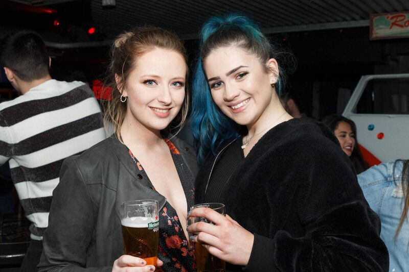 Tara Collins and Ellen Sheilds (Both Bishopstown) enjoying themselves in An Bróg. Tara Collins and Ellen Sheilds (Both Bishopstown) enjoying themselves in An Bróg.