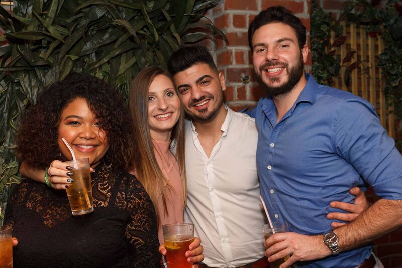 Cynthia Kabeson (Madagascar), Valentina Lacoiciai (Romania), Adrien Nalosse (France) and Radu Gapsa (Italy) enjoying themselves in Secret Garden. Cynthia Kabeson (Madagascar), Valentina Lacoiciai (Romania), Adrien Nalosse (France) and Radu Gapsa (Italy) enjoying themselves in Secret Garden.
