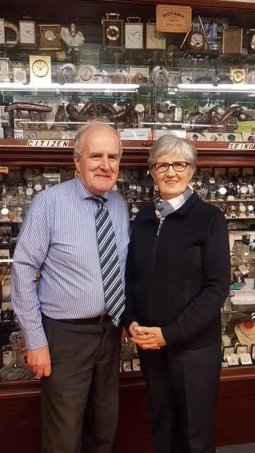 Albert and Anne Muckley in their jeweller's shop in Youghal, which is closing on Christmas Eve, 2018, after 80 years in business Albert and Anne Muckley in their jeweller's shop in Youghal, which is closing on Christmas Eve, 2018, after 80 years in business