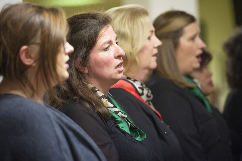 The Sonatina Choir rehearsing. The Sonatina Choir rehearsing.