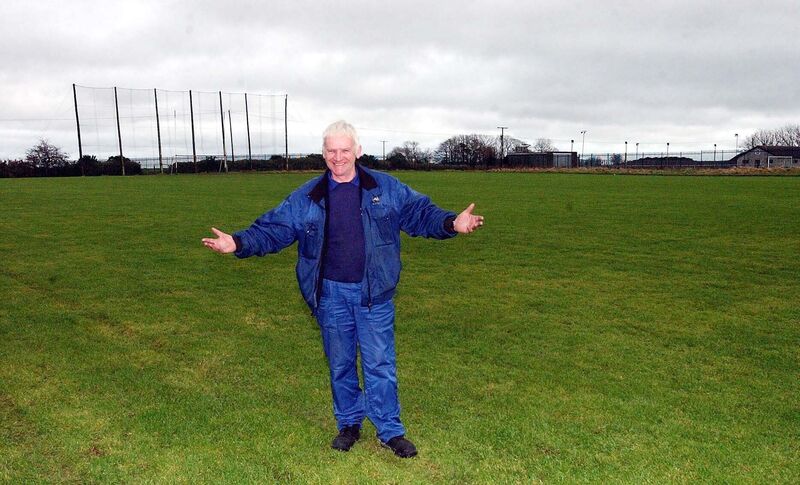 Chairman Mick O'Shea in happier times at the club's grounds. Chairman Mick O'Shea in happier times at the club's grounds.