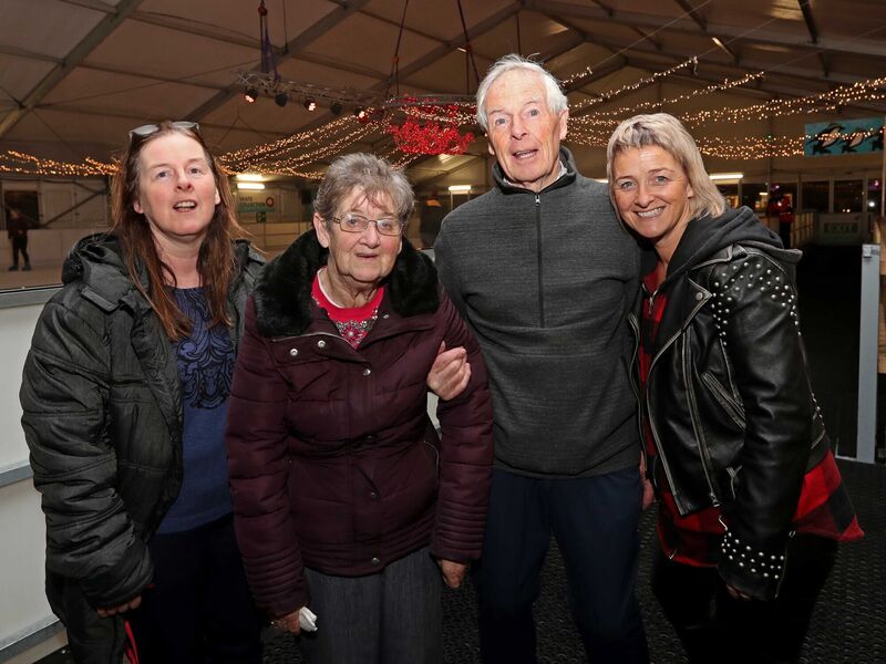 Michael Finnegan, from Ballyvolane with his wife Eileen and daughters, Majella and Valerie. Picture: Jim Coughlan. Michael Finnegan, from Ballyvolane with his wife Eileen and daughters, Majella and Valerie. Picture: Jim Coughlan.