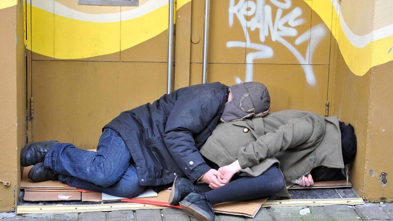 Homeless numbers in Cork up 32% in year Homeless numbers in Cork up 32% in year