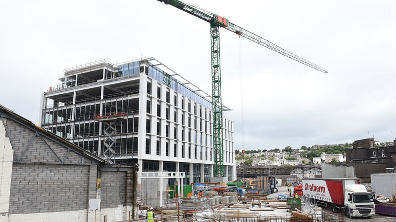 The city's largest-ever office block is 85% complete The city's largest-ever office block is 85% complete