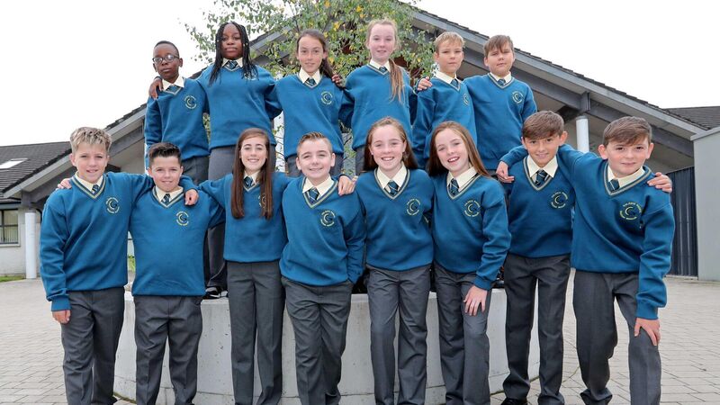 Seven sets of twins begin their first day of school at Glanmire school