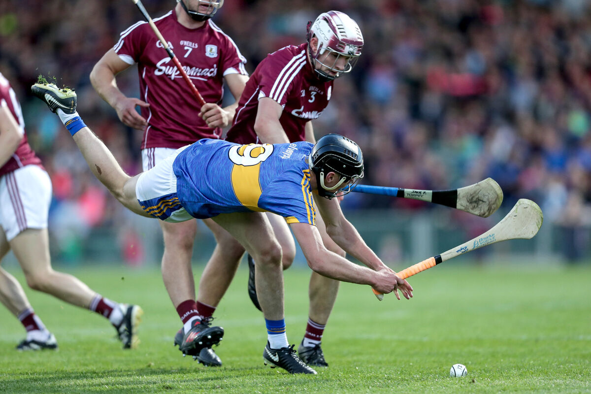 Tipperary's Colin English and Jack Fitzpatrick of Galway in action. Picture: INPHO/Laszlo Geczo Tipperary's Colin English and Jack Fitzpatrick of Galway in action. Picture: INPHO/Laszlo Geczo