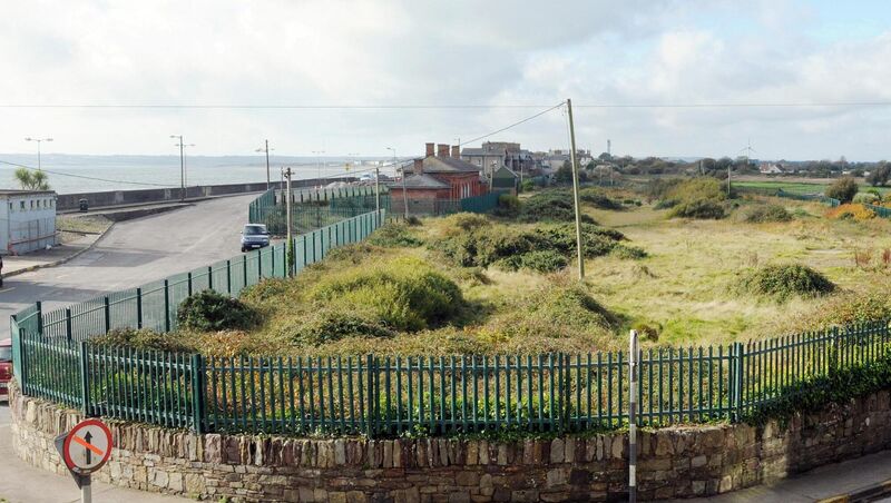 The area (in the foreground) where the turntable is presently covered by overgrowth with the former Youghal railway station the nearest building in the background in Co. Cork.Picture Denis Minihane. The area (in the foreground) where the turntable is presently covered by overgrowth with the former Youghal railway station the nearest building in the background in Co. Cork.Picture Denis Minihane.