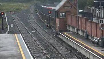 The rail line from Midleton to Youghal. The rail line from Midleton to Youghal.