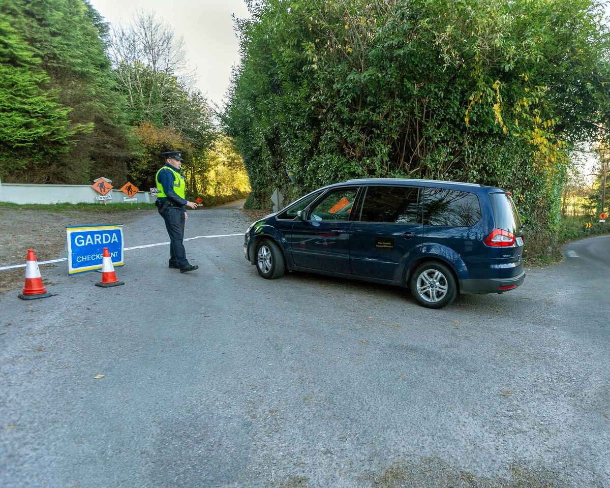Undertakers attend the scene in Raleigh North, near Macroom to remove the remains of Derry Coakley. Picture: John Delea. Undertakers attend the scene in Raleigh North, near Macroom to remove the remains of Derry Coakley. Picture: John Delea.