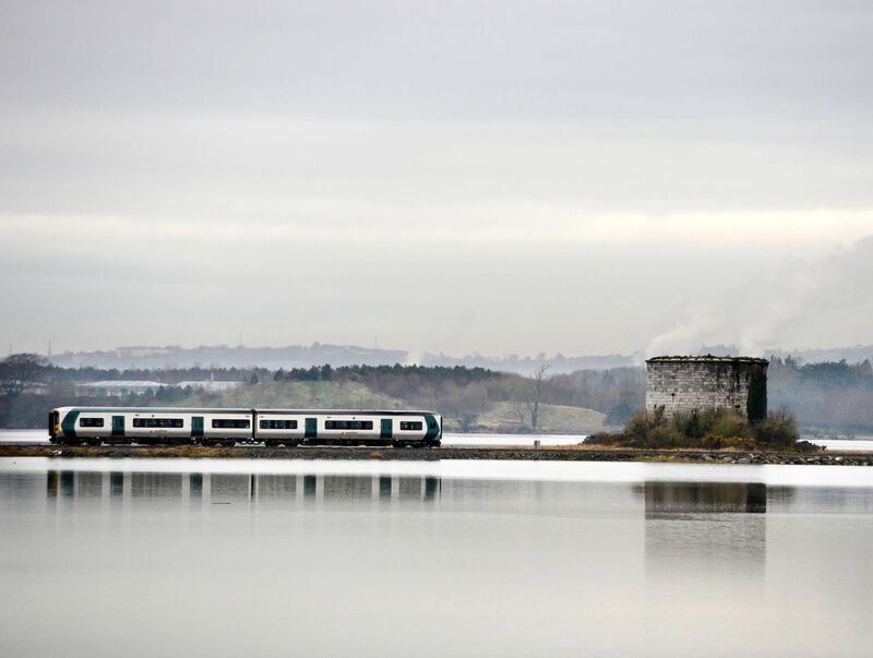 The Martello Tower near Fota Island. The Martello Tower near Fota Island.