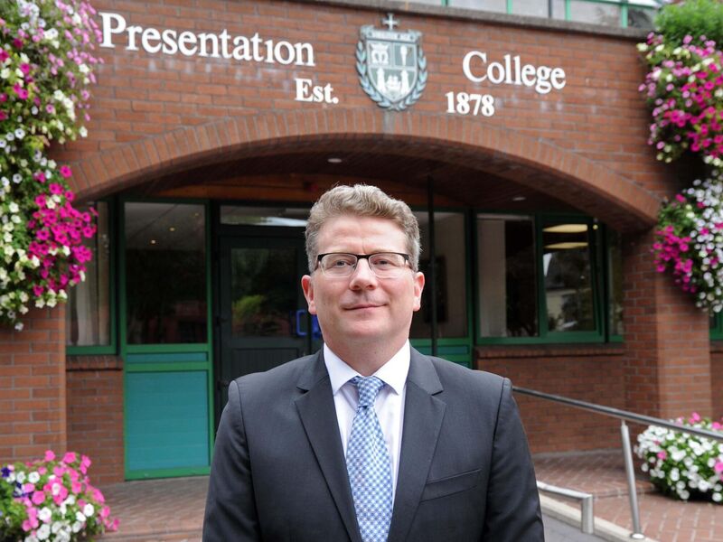 David Barry, principal, Presentation Brothers College, Cork. Picture: Denis Minihane. David Barry, principal, Presentation Brothers College, Cork. Picture: Denis Minihane.