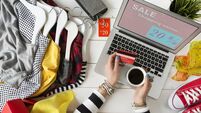 Woman shopping on internet