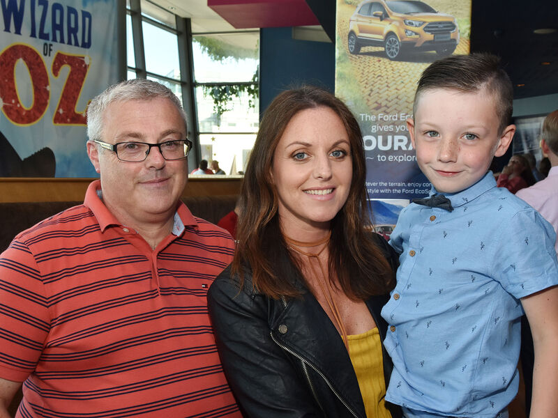 Wizard of Oz Show Opens at the Cork Opera HousePictured at the opening weekend of the Wizard of Oz at the Cork Opera House were: Richard O'Regan, Tower Street, Cork, with Nicola and Shay Power, Ballincollig.