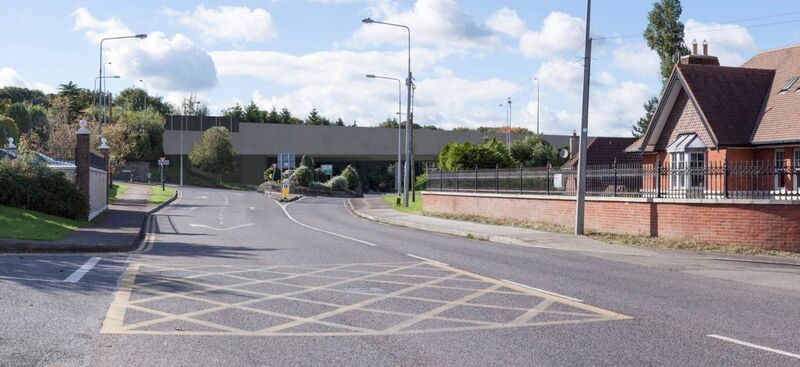 An computer-generated view from the TII of the planned M28 motorway viewed from the Rochestown Road. An computer-generated view from the TII of the planned M28 motorway viewed from the Rochestown Road.