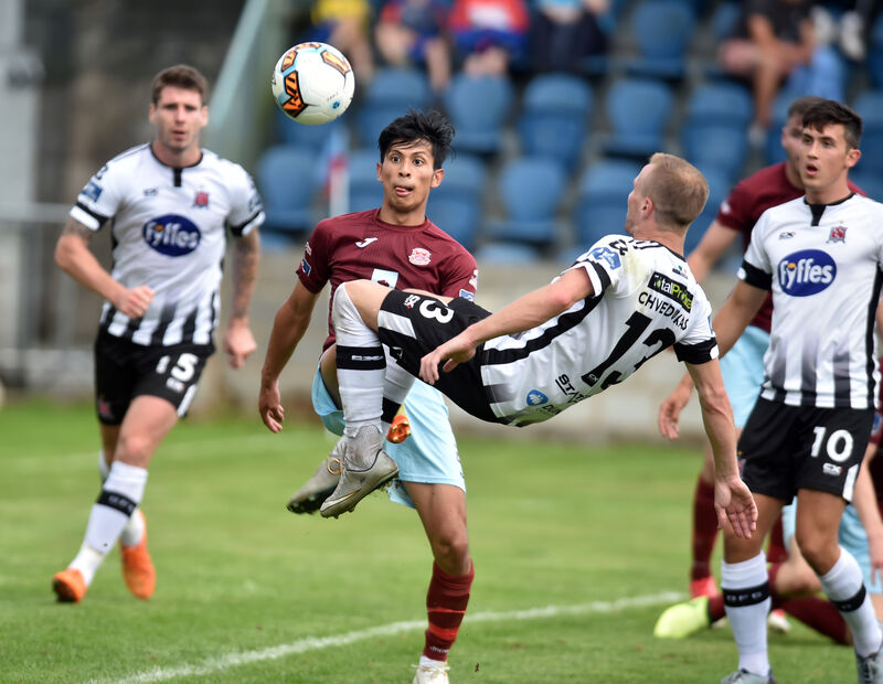 Cobh Ramblers' Denzil Fernandes in action. Picture: Eddie O'Hare