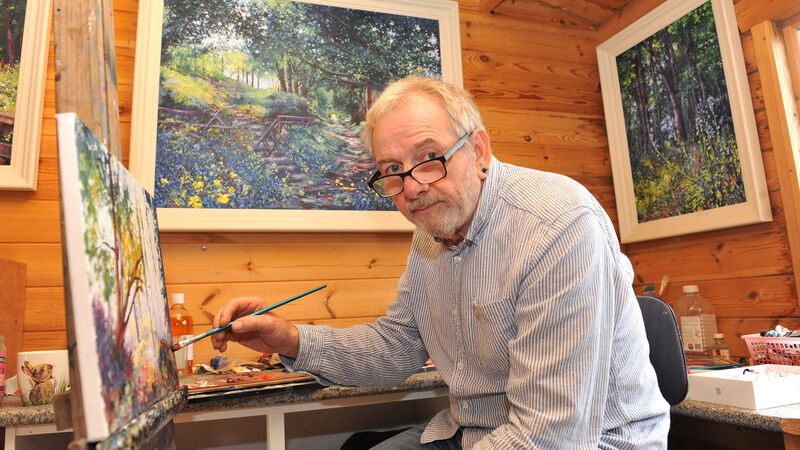 A brush in hand again, teacher turned artist is re-born - at 70 years of age A brush in hand again, teacher turned artist is re-born - at 70 years of age