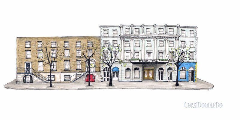 Imperial Hotel on South Mall by Jill Cotter Imperial Hotel on South Mall by Jill Cotter