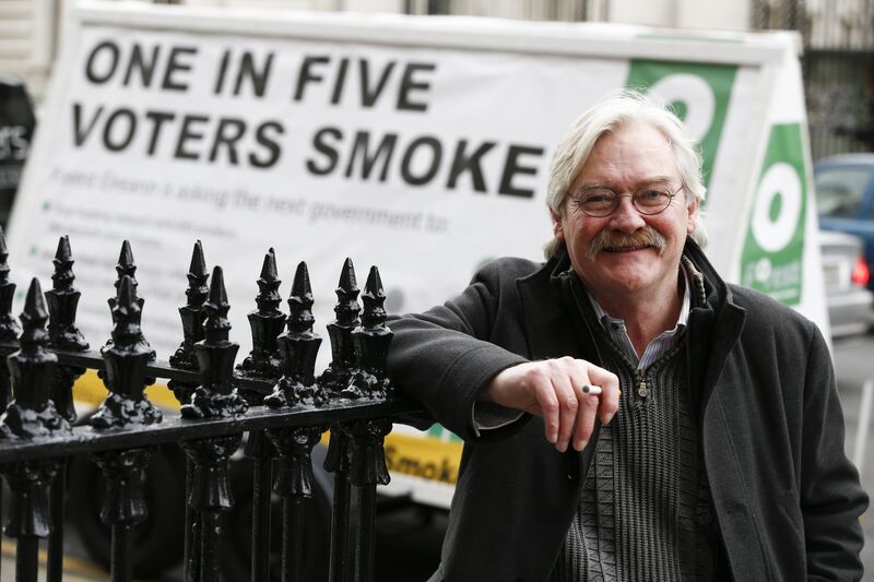 John Mallon, Spokesman for pro-smoking Forest Éireann. John Mallon, Spokesman for pro-smoking Forest Éireann.