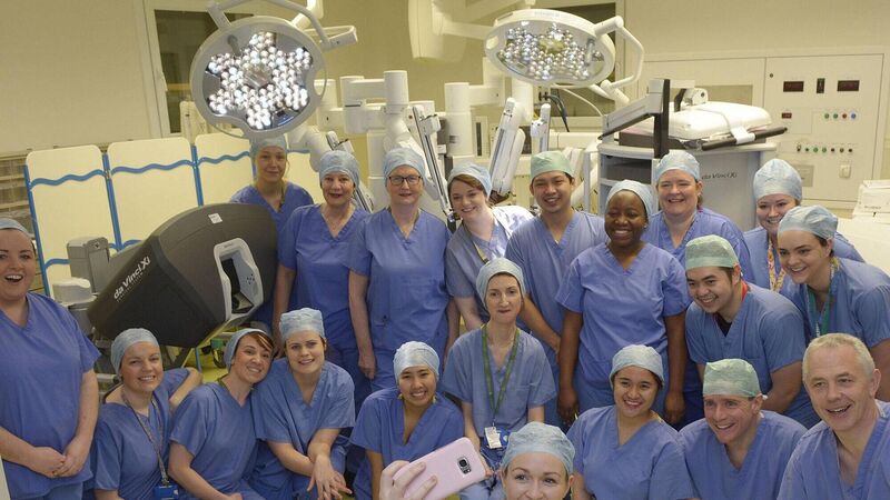CUH maternity unit staff toast their new arrival