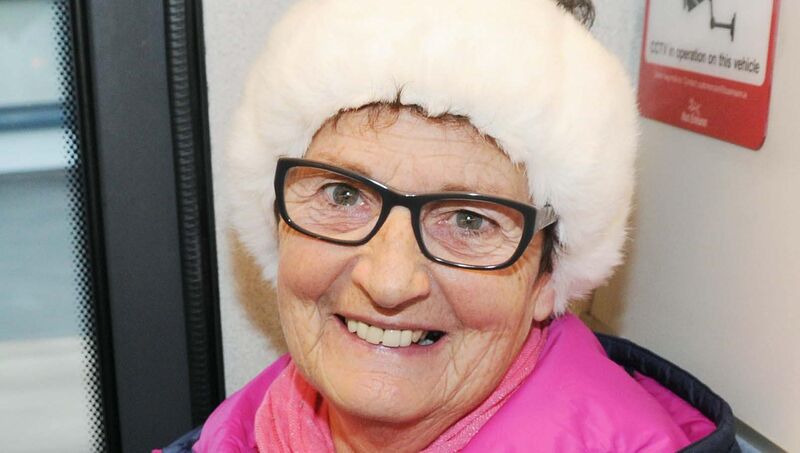 On the buses. Una Kingston. Picture: Denis Minihane.