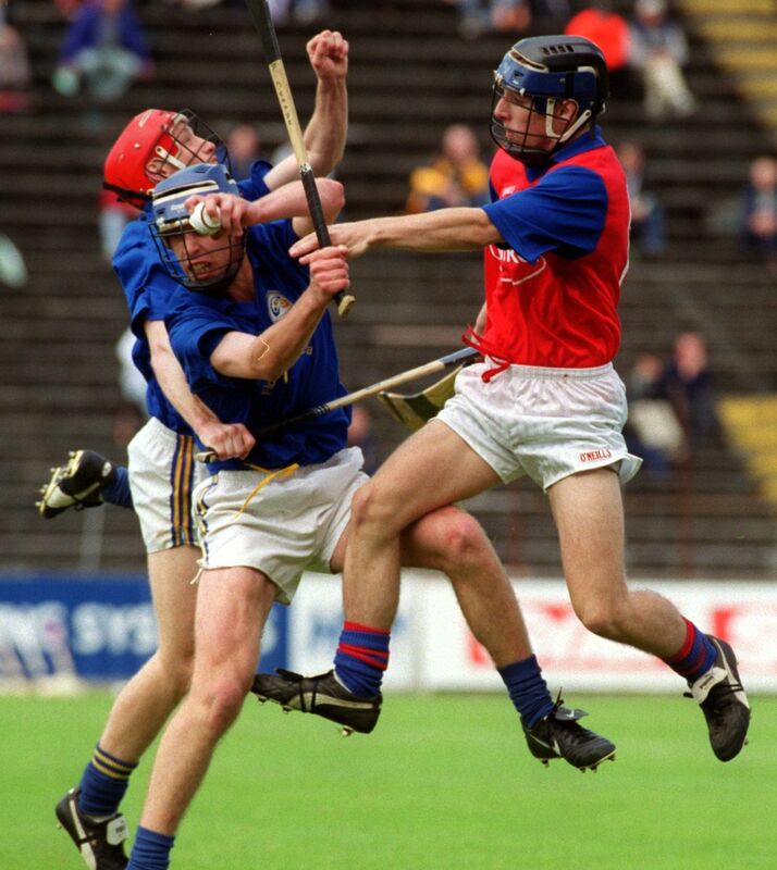 Ronan Curran catches the sliotar against Erin's Own in 2000. Picture: Maurice O'Mahony