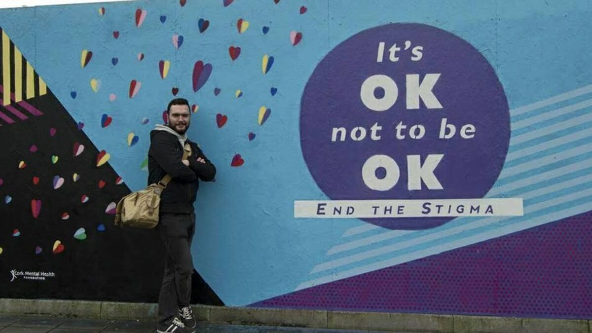 Cork mural promotes mental health