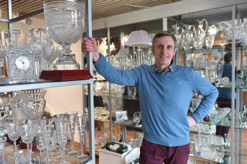 George Duggan in the shop. Picture Dan Linehan