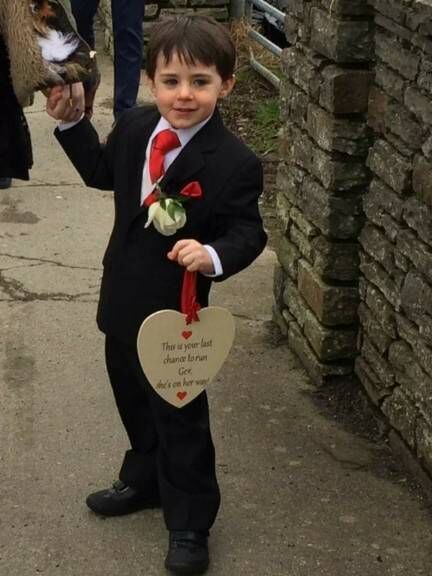 HEALTHIER FUTURE: Tristan Forde acting as page boy at the recent wedding of Siobhan and Ger O’Donovan in Dunmanway, who were among local people who arranged fundraisers for him HEALTHIER FUTURE: Tristan Forde acting as page boy at the recent wedding of Siobhan and Ger O’Donovan in Dunmanway, who were among local people who arranged fundraisers for him