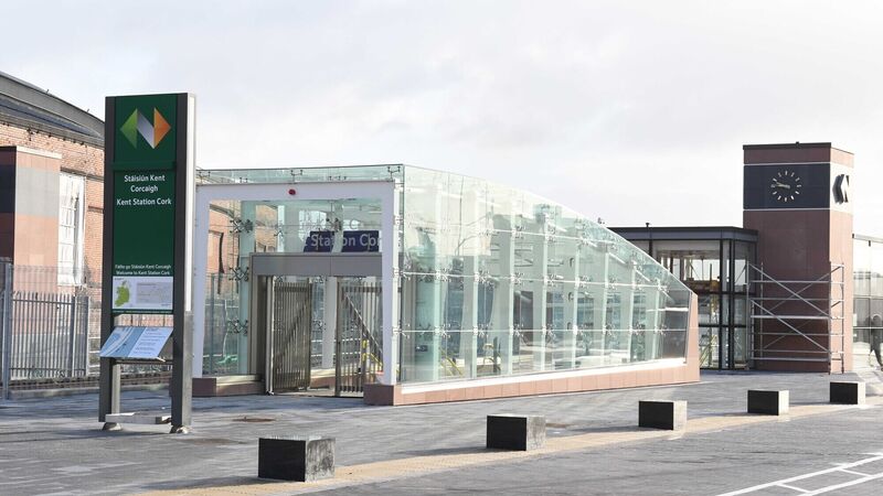 Horgan’s Quay entrance to Kent Station ready to open