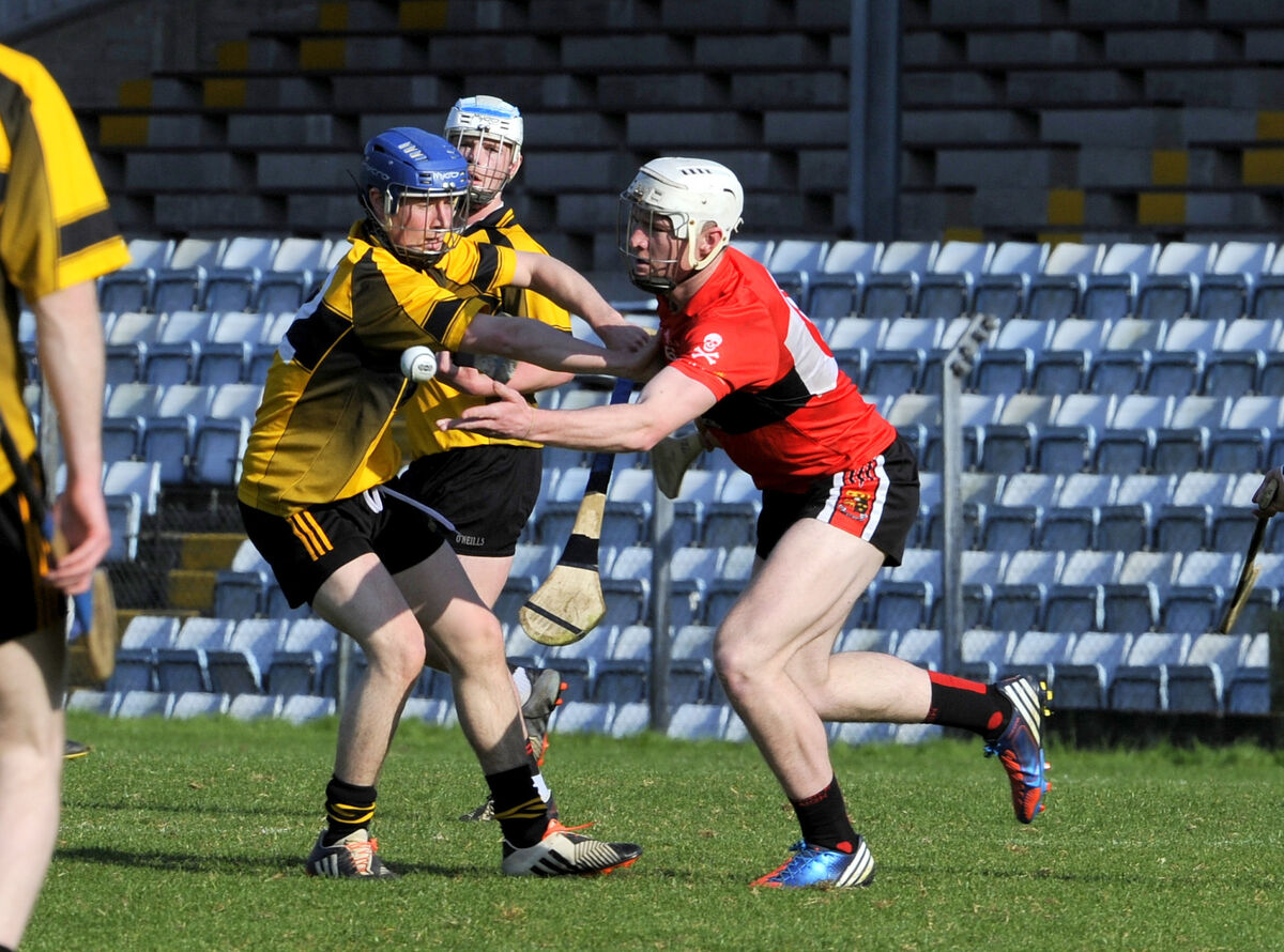 Chris O'Leary on the ball for UCC. Picture: Gavin Browne