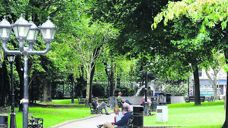 Proposal to remove walls and railings from Bishop Lucey Park