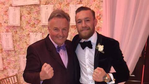 Cork magician Liam Sheehan with UFC champ Conor McGregor. Liam performed at the wedding of McGregor's sister, Aoife. Cork magician Liam Sheehan with UFC champ Conor McGregor. Liam performed at the wedding of McGregor's sister, Aoife.