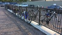 No facilities currently at new stadium to lock up bicycles