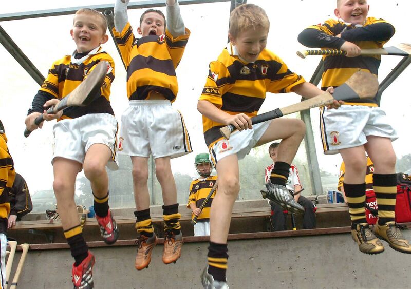 Na Piarsaigh youngsters Daire Connery, Dean Stanton, Evan Sheehan and Kevin Hendrick. Picture: Larry Cummins