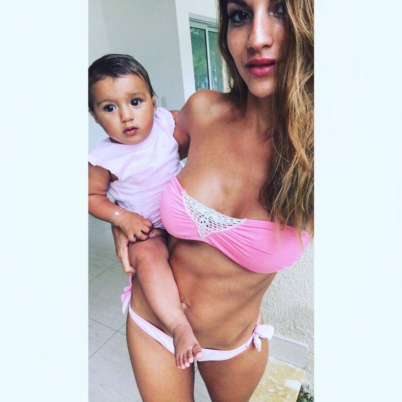 Elvira and daughter Sofia. Elvira and daughter Sofia.