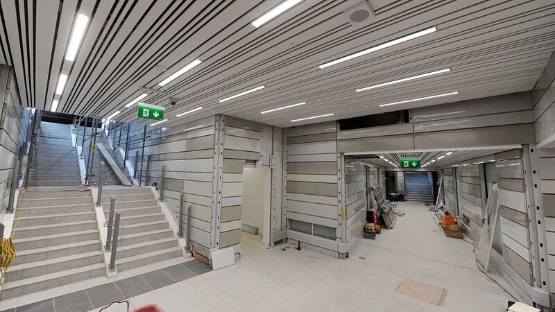 New Kent Station entrance to open by the end of the summer
