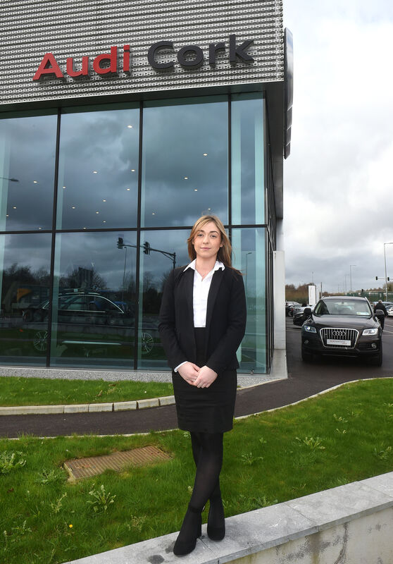 Aisling Lavelle-O'Brien, Sales Executive at Audi Cork. Pic; Larry Cummins Aisling Lavelle-O'Brien, Sales Executive at Audi Cork. Pic; Larry Cummins