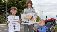 Army, navy families plan national pay rally