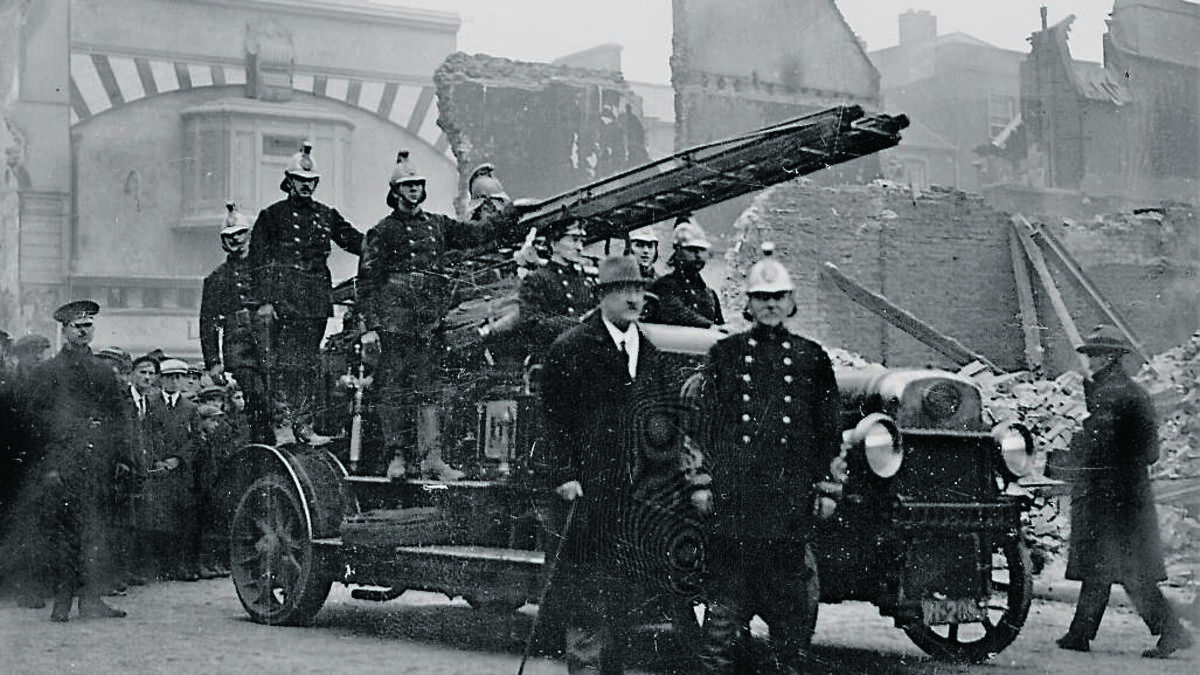 The Burning of Cork: "My my men worked away like Trojans until the last spark was quenched."