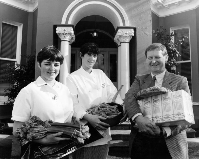 From left: Tina Hallihan, Helen Ward, and Declan Ryan, Arbutus Lodge Hotel Cork.