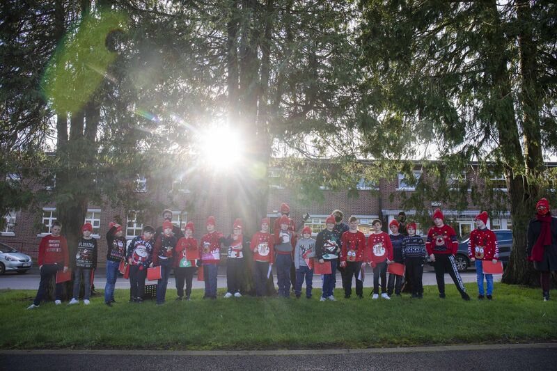 5th class pupils from Scoil Íosagáin spreading Christmas cheer singing to residents of Heather House, Heather House, Saint Mary's Health Campus in Farranree, as part of Music Generation Cork City's 'Glow on the Go', a part of Re-Imagine Glow, in communities around the city this week! 5th class pupils from Scoil Íosagáin spreading Christmas cheer singing to residents of Heather House, Heather House, Saint Mary's Health Campus in Farranree, as part of Music Generation Cork City's 'Glow on the Go', a part of Re-Imagine Glow, in communities around the city this week!