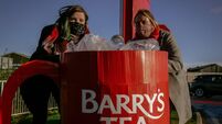 Protest at Barry's Tea HQ but company says it's making progress on single use plastics in its teabags