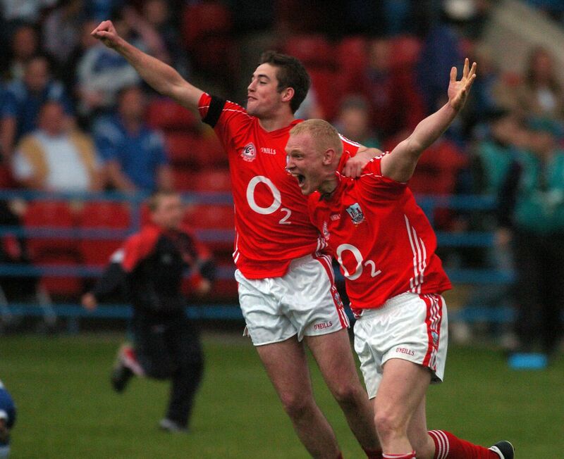 Joy for Carthrach Keane and Kevin Harrington at U21 level in 2017. Picture: Eddie O'Hare Joy for Carthrach Keane and Kevin Harrington at U21 level in 2017. Picture: Eddie O'Hare