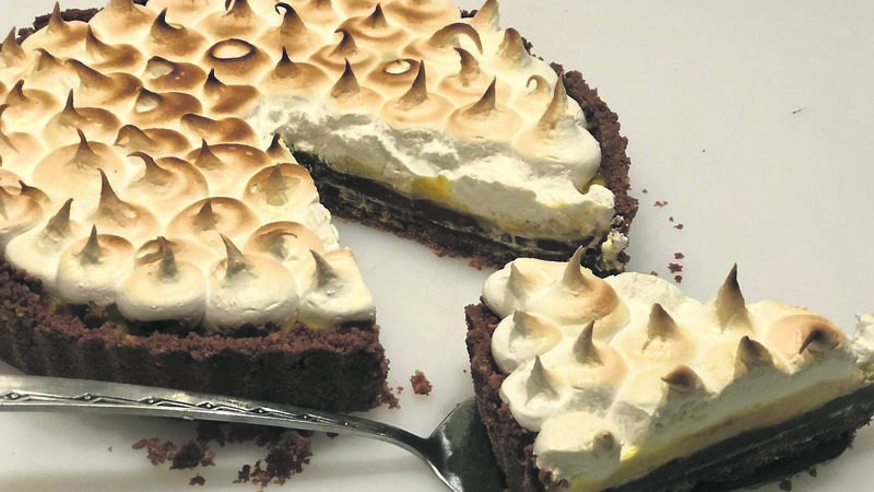 Recipe: Chocolate Orange Meringue Tart Recipe: Chocolate Orange Meringue Tart