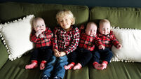 Cork's lockdown triplets are all ready for Santa’s visit