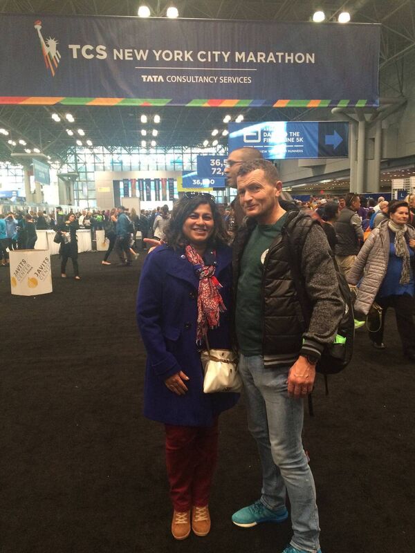 Liam Cotter and with his wife Fabiola. Liam Cotter and with his wife Fabiola.