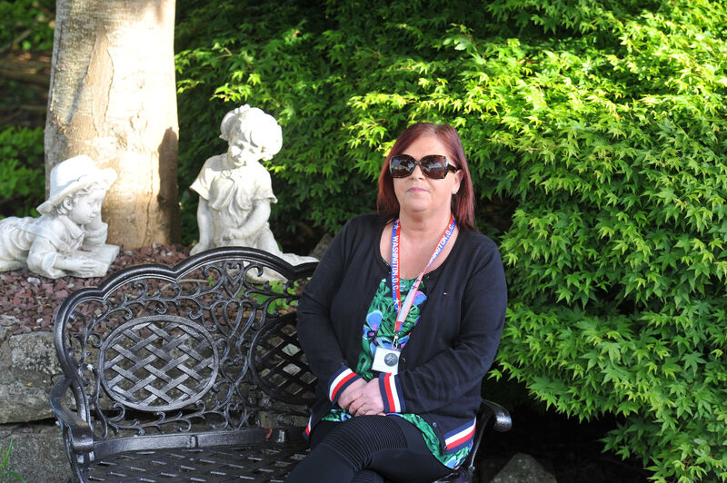 Deirdre Mehigan, Health Care Assistant, St. Oliver’s Ward, St. Finbarr’s, Cork. Picture: Larry Cummins