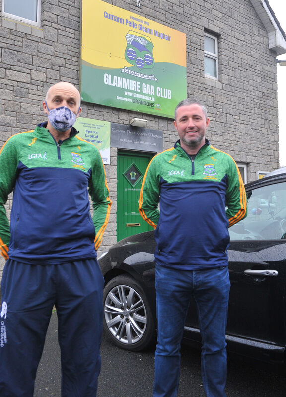 At the launch of the Glanmire fundraiser were Brian Lotty and Ioannis O'Connell. Picture: Larry Cummins At the launch of the Glanmire fundraiser were Brian Lotty and Ioannis O'Connell. Picture: Larry Cummins