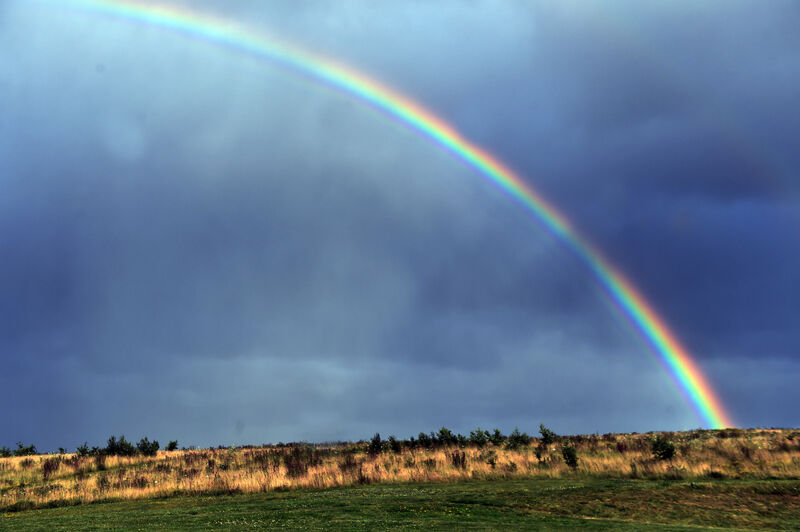 A rainbow over Tramore Valley park, Cork. A rainbow over Tramore Valley park, Cork.